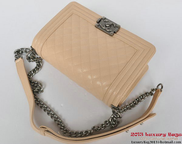 Boy Chanel Flap Shoulder Bag Classic Cannage Patterns A67086 Apricot Boy Chanel Flap Shoulder Bag Classic Cannage Patterns A67086 Apricot