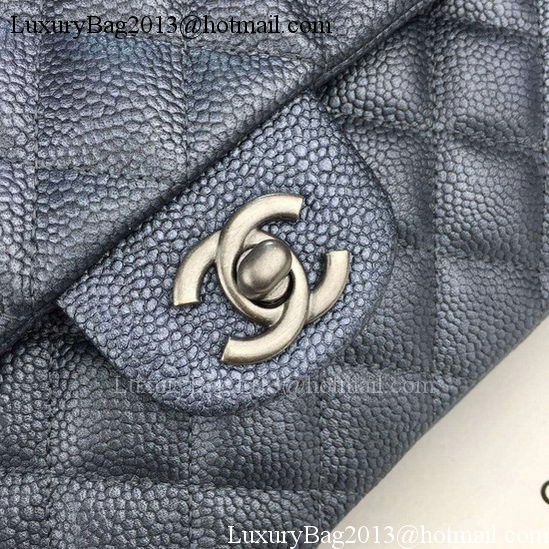 Chanel 2.55 Series Flap Bag Black Cavier Leather A05480 Silver Chanel 2.55 Series Flap Bag Black Cavier Leather A05480 Silver