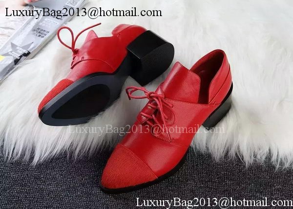ALEXANDER MCQUEEN Ankle Boot Sheepskin MCQ275 Red ALEXANDER MCQUEEN Ankle Boot Sheepskin MCQ275 Red