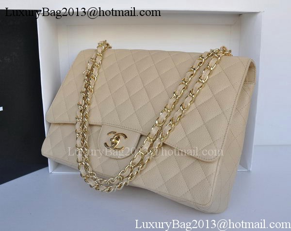 Chanel Jumbo Double Flaps Bag Apricot Cannage Pattern A36097 Gold Chanel Jumbo Double Flaps Bag Apricot Cannage Pattern A36097 Gold