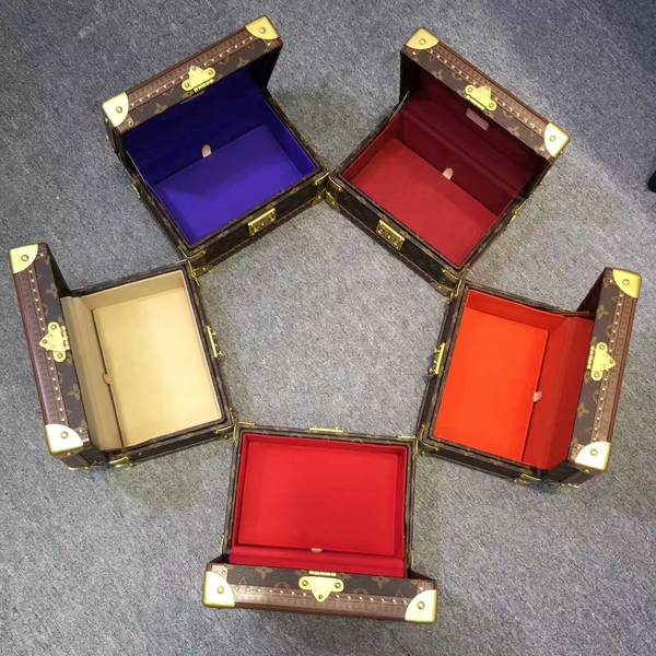 Louis Vuitton Mini Monogram Canvas Treasure Box 40665 Light Red Louis Vuitton Mini Monogram Canvas Treasure Box 40665 Light Red