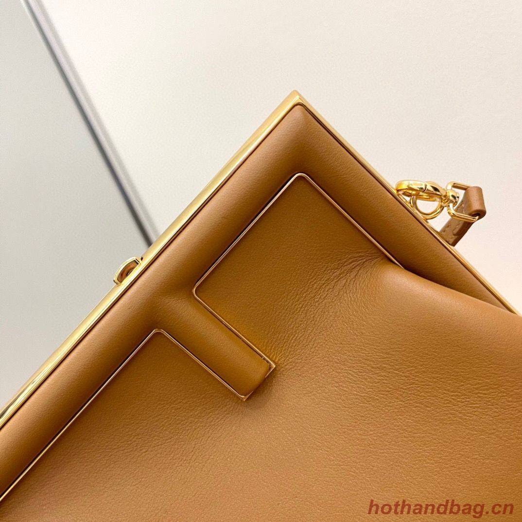 Fendi Original Leather Medium Clutch Bag 56832 Brown Fendi Original Leather Medium Clutch Bag 56832 Brown