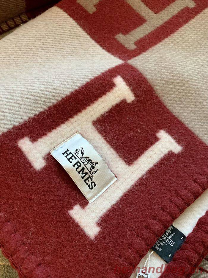 Hermes Lambswool&Cashmere Shawl&Blanket HMB00002 Hermes Lambswool&Cashmere Shawl&Blanket HMB00002
