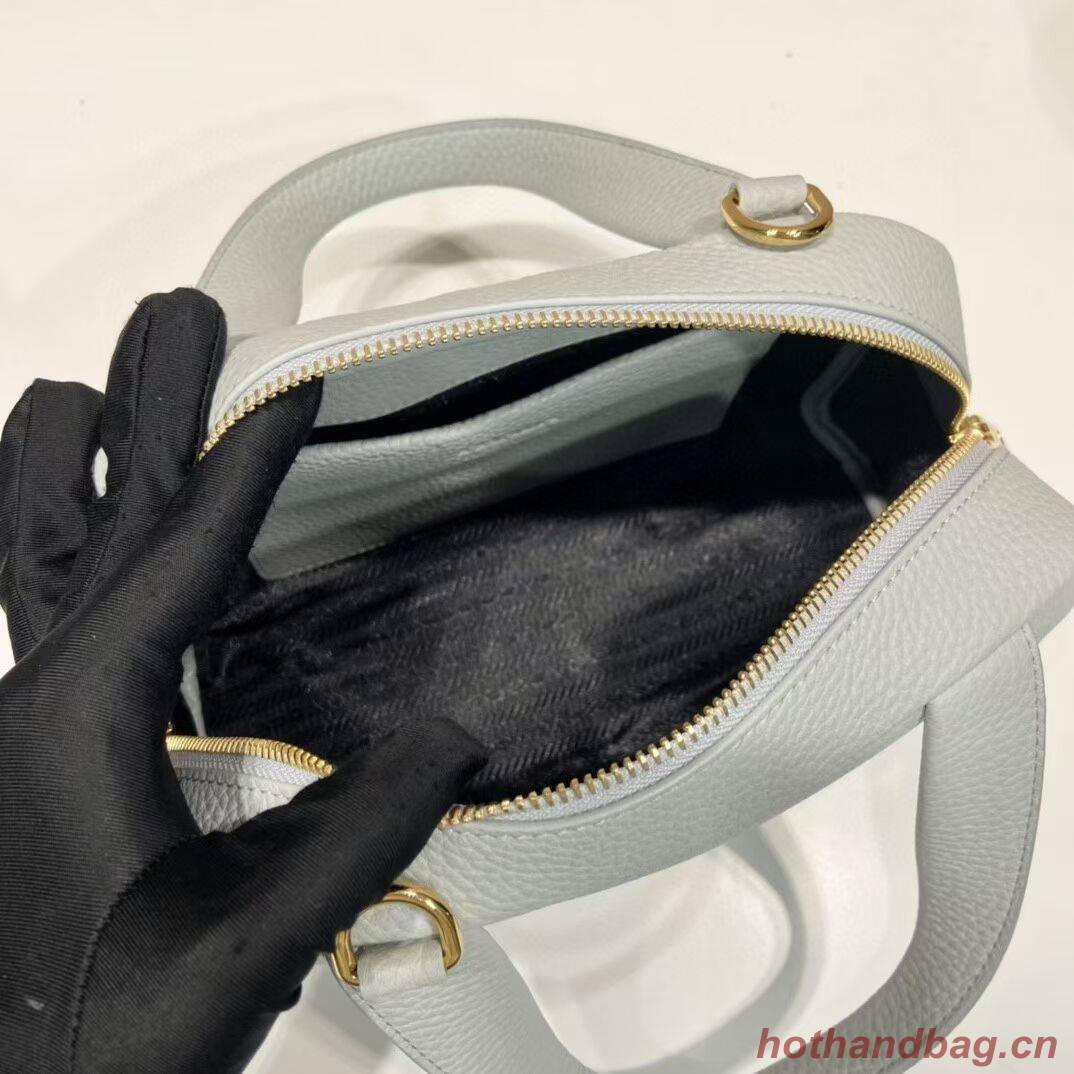 Prada leather tote bag 1DH770 light blue Prada leather tote bag 1DH770 light blue