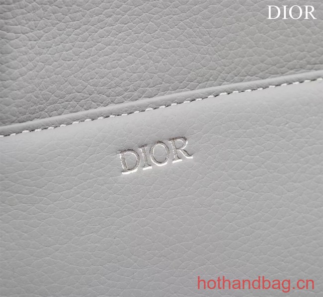 Dior Essentials SADDLE BAG Grained Calfskin 1ADPO093F GRAY Dior Essentials SADDLE BAG Grained Calfskin 1ADPO093F GRAY