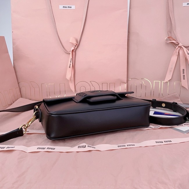 MIU MIU Leather Shoulder Bags 5BD270 black