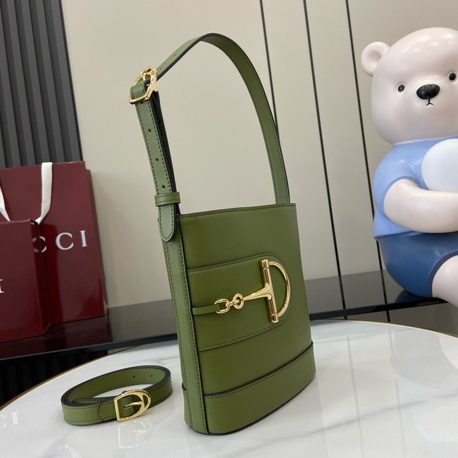 GUCCI 73 MINI BUCKET BAG 833665 Green