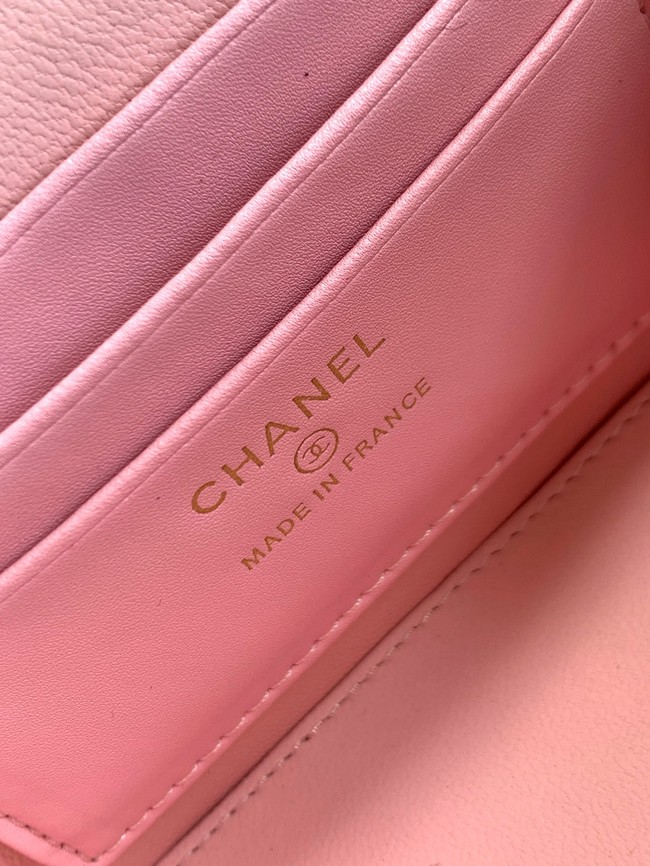 CHANEL Classic Small Vanity with Chain AP4799 pink