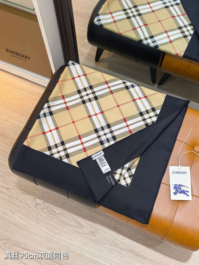Burberry Square Scarf Silk Jacquard XT275
