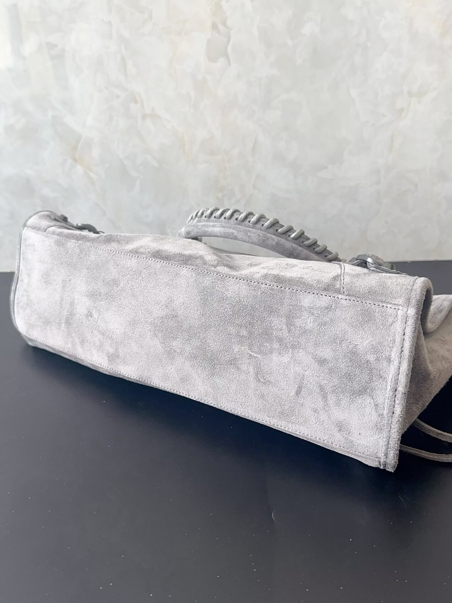 Balenciaga Le City Top Handle Bag B530 Gray