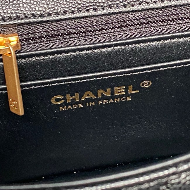 CHANEL Clutch With Chain AS2701 black&gold Metal