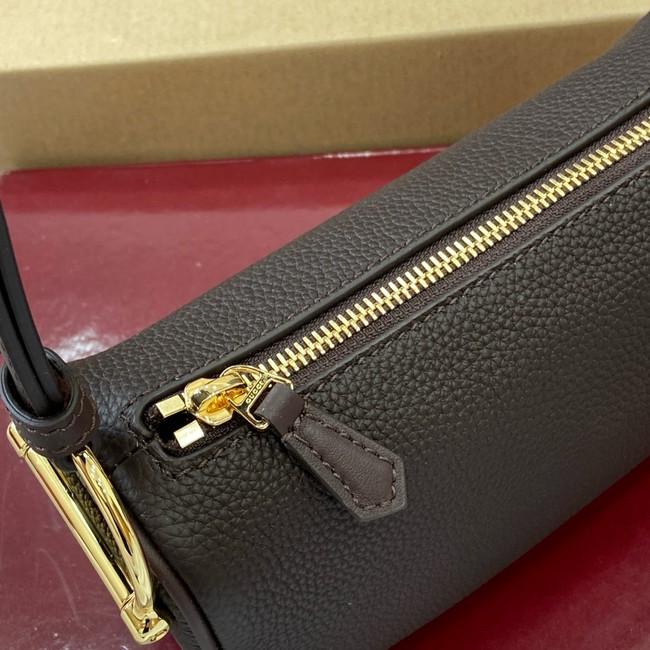 Gucci Half Horsebit mini bag 860784 dark brown