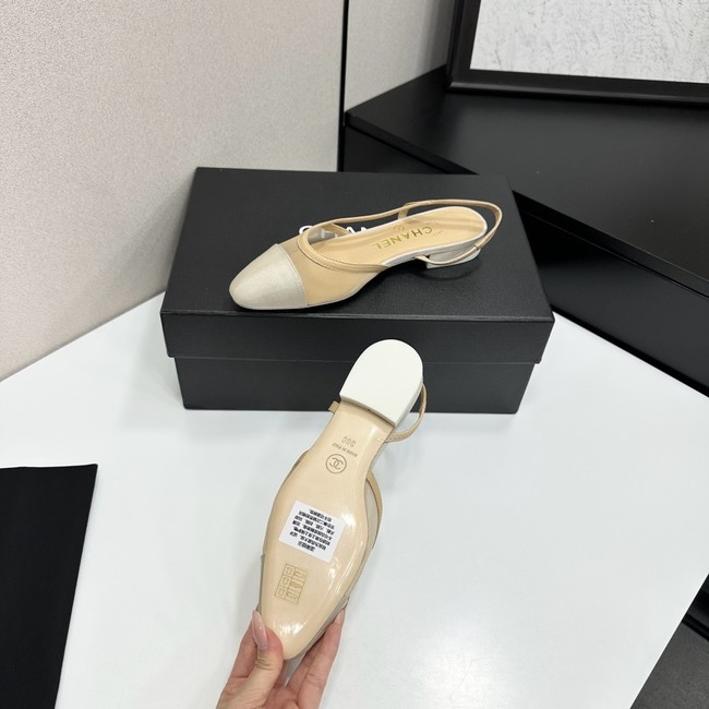 Chanel Slingbacks Mesh & Grosgrain 66938-2